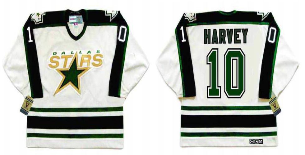 2019 Men Dallas Stars #10 Harvey White CCM NHL jerseys